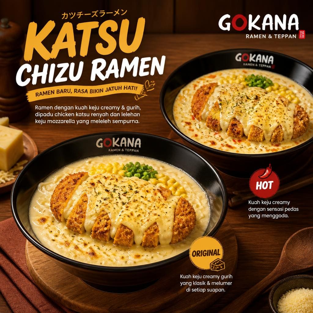 Katsu Chizu Ramen Gokana Ramen & Teppan